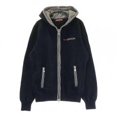 美品　マスターバニーエディション　パーカー　ブラック　ゴルフ　ニット生地 496 MASTER BUNNY EDITION マスターバニーエディション ニットパーカー