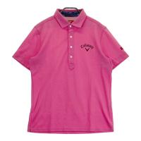 CALLAWAY キャロウェイ レッドレーベル 半袖ポロシャツ ピンク系