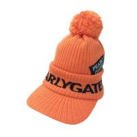 PEARLY GATES �p�[���[�Q�C�c 2024�N �j�b�g�L���b�v  �I�����W�n �����N�FA- �y���Áz�S���t�E�F�A