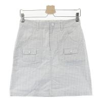 NEW BALANCE GOLF �j���[�o�����X  �X�g���b�`�X�J�[�g �`�F�b�N�� �z���C�g�n �T�C�Y�F0 �����N�FB �y���Áz�S���t�E�F�A