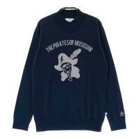 MUNSING WEAR �}���V���O�E�F�A JWLK432 �E�[���� �n�C�l�b�N �j�b�g�Z�[�^�[  �l�C�r�[�n �T�C�Y�FM �����N�FA- �y���Áz�S���t�E�F�A