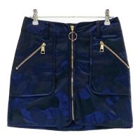 サイズ：36 MARK&amp;LONA マークアンドロナ  ストレッチスカート 総柄 ブルー系 [240001275078] ゴルフウェア レディース ストスト サイズ：36 MARK&LONA マークアンドロナ ストレッチスカート 総