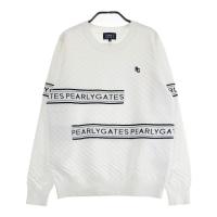 PEARLY GATES �p�[���[�Q�C�c 2024�N���f�� �j�b�g�Z�[�^�[ �`�F�b�J�[�� �z���C�g�n �T�C�Y�F0 �����N�FB �y���Áz�S���t�E�F�A