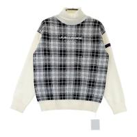 JUN&ROPE �W���� �A���h ���y  �^�[�g���l�b�N �j�b�g�Z�[�^�[ �`�F�b�N�� �z���C�g�n �T�C�Y�FS �����N�FN�y�V�i�z�S���t�E�F�A