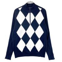 BURBERRY GOLF �o�[�o���[�S���t  �n�[�t�W�b�v�j�b�g�Z�[�^�[ �_�C���� �l�C�r�[�n �T�C�Y�F4 �����N�FB �y���Áz�S���t�E�F�A