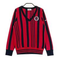 ADIDAS GOLF �A�f�B�_�X�S���t N68200 �E�[���� V�l�b�N �j�b�g�Z�[�^�[ �X�g���C�v�� ���b�h�n �T�C�Y�FS �����N�FA- �y���Áz�S���t�E�F�A