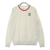 MUNSING WEAR �}���V���O�E�F�A MGWOJL12 ���n�t �j�b�g�Z�[�^�[  �z���C�g�n �T�C�Y�FL �����N�FA- �y���Áz�S���t�E�F�A