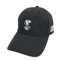 ATHLETIG SNOOPY GOLF 2023�N���f�� �L���b�v �X�k�[�s�[  �u���b�N�n �����N�FA- �y���Áz�S���t�E�F�A