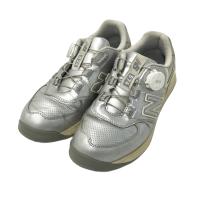 NEW BALANCE GOLF �j���[�o�����X WGBS574S/574 v3 SL BOA �X�p�C�N���X�S���t�V���[�Y  �V���o�[�n �T�C�Y�F24.5 �����N�FB �y���Áz�S���t�E�F�A