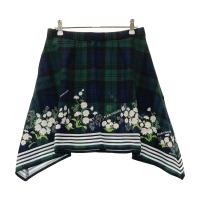 PEARLY GATES �p�[���[�Q�C�c 2023�N���f�� �A�V�����g���[�X�J�[�g �J���~�[���~�`�F�b�N�� �O���[���n �T�C�Y�F1 �����N�FN �y�V�i�z�S���t�E�F�A