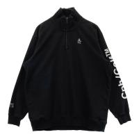 CAPTAINS HELM GOLF�@�L���v�e���Y �w���� �S���t �~MUNSING WEAR 2023�N���f�� �n�[�t�W�b�v �X�E�F�b�g�g���[�i�[  �u���b�N�n �T�C�Y�FL �����N�FB �y���Áz�S���t�E�F�A