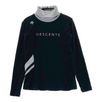 DESCENTE GOLF �f�T���g�S���t  �N�� �^�[�g���l�b�N ����T�V���c  �u���b�N�n �T�C�Y�FS �����N�FB �y���Áz�S���t�E�F�A