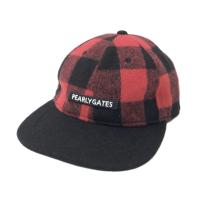 PEARLY GATES �p�[���[�Q�C�c  �j�b�g�n �L���b�v �`�F�b�N�� ���b�h�n �����N�FA- �y���Áz�S���t�E�F�A