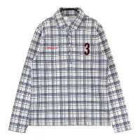 ADIDAS GOLF �A�f�B�_�X�S���t  �����|���V���c �`�F�b�N�� �z���C�g�n �T�C�Y�FL �����N�FA- �y���Áz�S���t�E�F�A