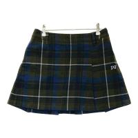 PEARLY GATES �p�[���[�Q�C�c  �X�g���b�` �v���[�c�X�J�[�g �`�F�b�N�� �u���E���n �T�C�Y�F0 �����N�FA- �y���Áz�S���t�E�F�A