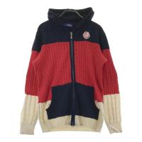 BLACK&WHITE �u���b�N�A���h�z���C�g  �j�b�g�W�b�v�p�[�J�[ �E�[��  ���b�h�n �T�C�Y�F2 �����N�FB �y���Áz�S���t�E�F�A