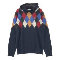 MUNSING WEAR �}���V���O�E�F�A MGWOJL07 �t�[�h�t �j�b�g�Z�[�^�[ �E�[����  �l�C�r�[�n �T�C�Y�FM �����N�FB �y���Áz�S���t�E�F�A