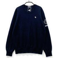 PEARLY GATES �p�[���[�Q�C�c 2023�N���f�� �J�V�~�� �j�b�g�Z�[�^�[  �l�C�r�[�n �T�C�Y�F1 �����N�FA- �y���Áz�S���t�E�F�A