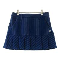 DESCENTE GOLF �f�T���g�S���t  �X�g���b�`�X�J�[�g �X�g���C�v�� �l�C�r�[�n �T�C�Y�FL �����N�FA- �y���Áz�S���t�E�F�A