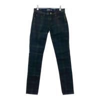 POLOGOLF �����t���[���� �|���S���t RALPH LAUREN �X�g���b�`�p���c �`�F�b�N�� �O���[���n �T�C�Y�F26 �����N�FB �y���Áz�S���t�E�F�A