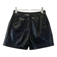 LANVIN SPORT �����o�� �X�|�[��  �t�F�C�N���U�[ �V���[�g�p���c  �u���b�N�n �T�C�Y�F36 �����N�FA- �y���Áz�S���t�E�F�A