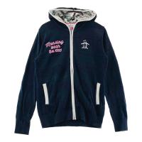 MUNSING WEAR �}���V���O�E�F�A SL4062 �t�[�h�t ���� �j�b�g �W�b�v�W���P�b�g  �l�C�r�[�n �T�C�Y�FM �����N�FB �y���Áz�S���t�E�F�A