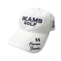 BEAMS GOLF �r�[���X�S���t  �L���b�v  �z���C�g�n �����N�FB �y���Áz�S���t�E�F�A