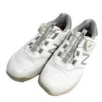 NEW BALANCE GOLF �j���[�o�����X WGB574S2 BOA �S���t�V���[�Y  �z���C�g�n �T�C�Y�F23cm �����N�FB �y���Áz�S���t�E�F�A
