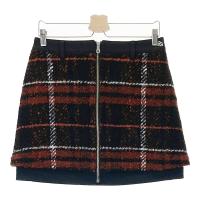 PEARLY GATES �p�[���[�Q�C�c 2023�N���f�� �j�b�g���C���[�h ���S����X�J�[�g  �u���b�N�n �T�C�Y�F2 �����N�FA- �y���Áz�S���t�E�F�A