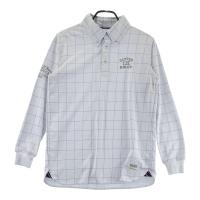 CUTTER&BUCK �J�b�^�[�A���h�o�b�N  �����|���V���c �{�^���_�E�� �`�F�b�N�� �z���C�g�n �T�C�Y�FM �����N�FA- �y���Áz�S���t�E�F�A