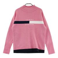 TOMMY HILFIGER GOLF �g�~�[ �q���t�B�K�[�S���t  �n�C�l�b�N �j�b�g�Z�[�^�[ �E�[����  �s���N�n �T�C�Y�FL �����N�FA- �y���Áz�S���t�E�F�A