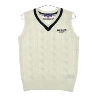 BEAMS GOLF �r�[���X�S���t 2023�N���f�� V�l�b�N �j�b�g�x�X�g  �z���C�g�n �T�C�Y�FL �����N�FA- �y���Áz�S���t�E�F�A