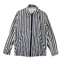 PEARLY GATES �p�[���[�Q�C�c 2023�N �W�b�v�W���P�b�g ���� �X�g���C�v�� �l�C�r�[�n �T�C�Y�F5 �����N�FA- �y���Áz�S���t�E�F�A