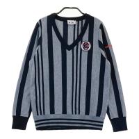 ADIDAS GOLF �A�f�B�_�X�S���t N68198 �����j�b�g�Z�[�^�[ �E�[���� �X�g���C�v�� �O���[�n �T�C�Y�FM �����N�FB �y���Áz�S���t�E�F�A