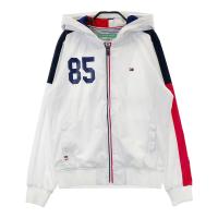 TOMMY HILFIGER GOLF �g�~�[ �q���t�B�K�[�S���t  �t�[�h�t �����b�V�� �W�b�v�W���P�b�g  �z���C�g�n �T�C�Y�FM �����N�FB �y���Áz�S���t�E�F�A