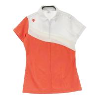 DESCENTE GOLF �f�T���g�S���t  �g���R���[�� �n�[�t�W�b�v�����|���V���c  �I�����W�n �T�C�Y�FS �����N�FB �y���Áz�S���t�E�F�A