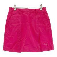 PUMA GOLF �v�[�}�S���t  �X�J�[�g �X�g���C�v�� �s���N�n �T�C�Y�FL �����N�FA- �y���Áz�S���t�E�F�A