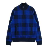 FOOT JOY �t�b�g�W���C  ���n�t �n�[�t�W�b�v �j�b�g�Z�[�^�[ �`�F�b�N�� �u���[�n �T�C�Y�FL �����N�FB �y���Áz�S���t�E�F�A