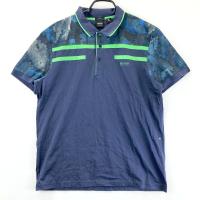 HUGO BOSS GREEN�@�q���[�S �{�X �O���[��  �����|���V���c  �l�C�r�[�n �T�C�Y�FXL �����N�FB �y���Áz�S���t�E�F�A