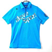 DESCENTE GOLF �f�T���g�S���t  �n�[�t�W�b�v �����|���V���c  �u���[�n �T�C�Y�FL �����N�FA- �y���Áz�S���t�E�F�A