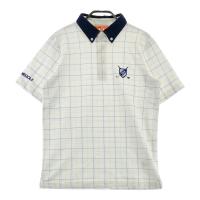 BEAMS GOLF �r�[���X�S���t  �����|���V���c �`�F�b�N �z���C�g�n �T�C�Y�FM �����N�FA- �y���Áz�S���t�E�F�A