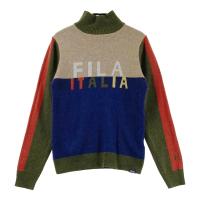 FILA GOLF �t�B���S���t MO4BL701 �n�C�l�b�N �E�[���� �j�b�g �Z�[�^�[  �l�C�r�[�n �T�C�Y�FM �����N�FA- �y���Áz�S���t�E�F�A