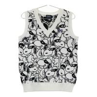 PEARLY GATES �p�[���[�Q�C�c �~PEANUTS V�l�b�N �j�b�g�x�X�g �X�k�[�s�[ ���� �z���C�g�n �T�C�Y�F1 �����N�FA- �y���Áz�S���t�E�F�A