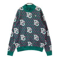 PEARLY GATES �p�[���[�Q�C�c  �n�C�l�b�N �j�b�g�Z�[�^�[ ���S ���� �O���[���n �T�C�Y�F2 �����N�FB �y���Áz�S���t�E�F�A