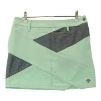 DESCENTE GOLF �f�T���g�S���t  �X�g���b�`�X�J�[�g  �O���[���n �T�C�Y�F61/S �����N�FA- �y���Áz�S���t�E�F�A