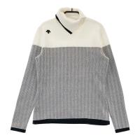 DESCENTE GOLF �f�T���g�S���t  �^�[�g���l�b�N �j�b�g�Z�[�^�[ �w�����{�[���� �z���C�g�n �T�C�Y�FM �����N�FB �y���Áz�S���t�E�F�A