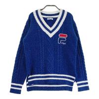 FILA GOLF �t�B���S���t MO4GL740 V�l�b�N �j�b�g �Z�[�^�[  �l�C�r�[�n �T�C�Y�FL �����N�FB �y���Áz�S���t�E�F�A