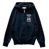 MARK&LONA �}�[�N�A���h���i 2025�N �W���P�b�g Knit Zip Hoodie  �u���b�N�n �T�C�Y�F46 �����N�FN �y�V�i�z�S���t�E�F�A