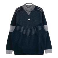 ADIDAS GOLF �A�f�B�_�X�S���t ; �n�C�l�b�N �����j�b�g�Z�[�^�[  �u���b�N�n �T�C�Y�FS �����N�FA- �y���Áz�S���t�E�F�A