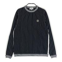 LANVIN SPORT �����o�� �X�|�[��  �����j�b�g�Z�[�^�[ �X�g���C�v�� �u���b�N�n �T�C�Y�F38 �����N�FB �y���Áz�S���t�E�F�A